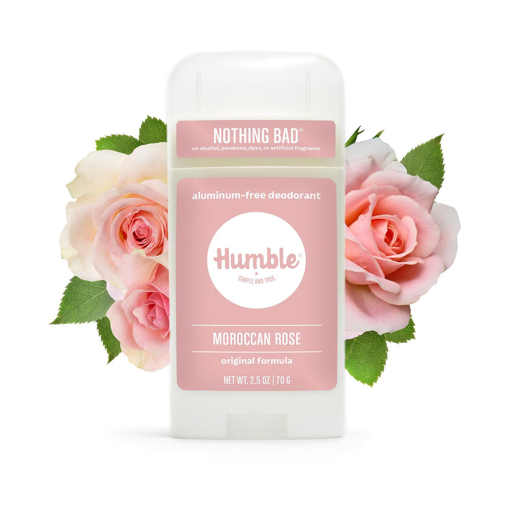 Humble skin-friendly formula moisturizes while keeping you dry.
