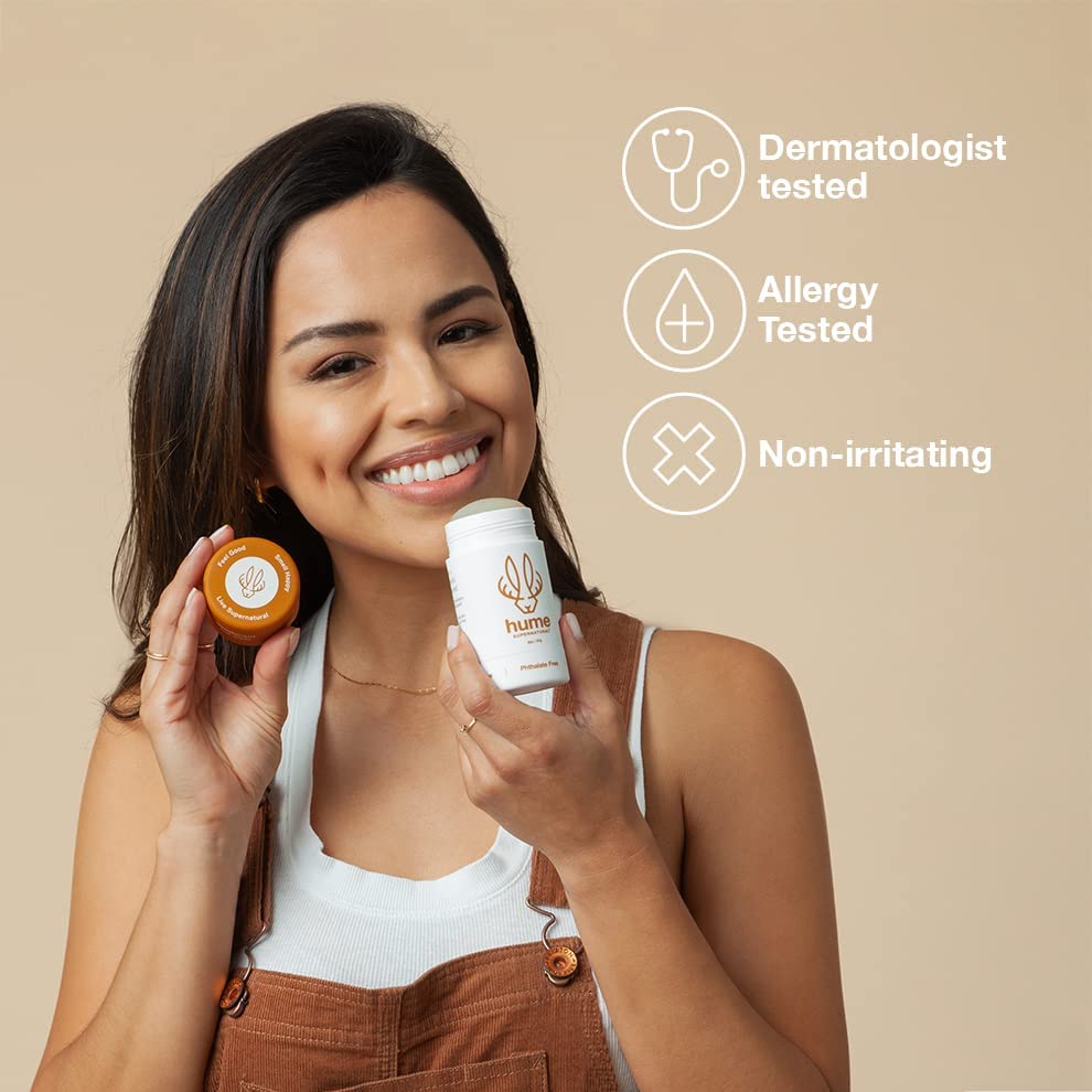 Clear-stick application demonstrating quick-dry, transfer-free use.