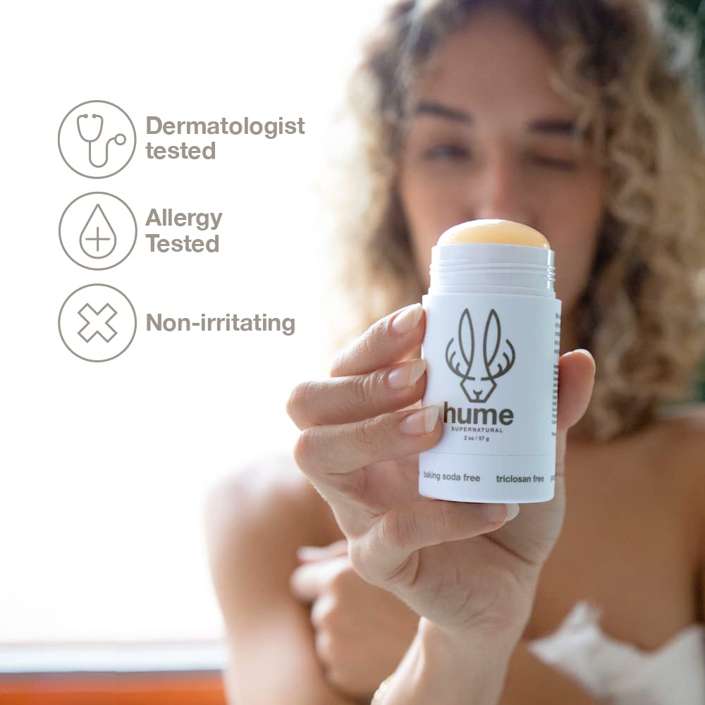 HUME SUPERNATURAL fragrance-free packaging suitable for all-day wear