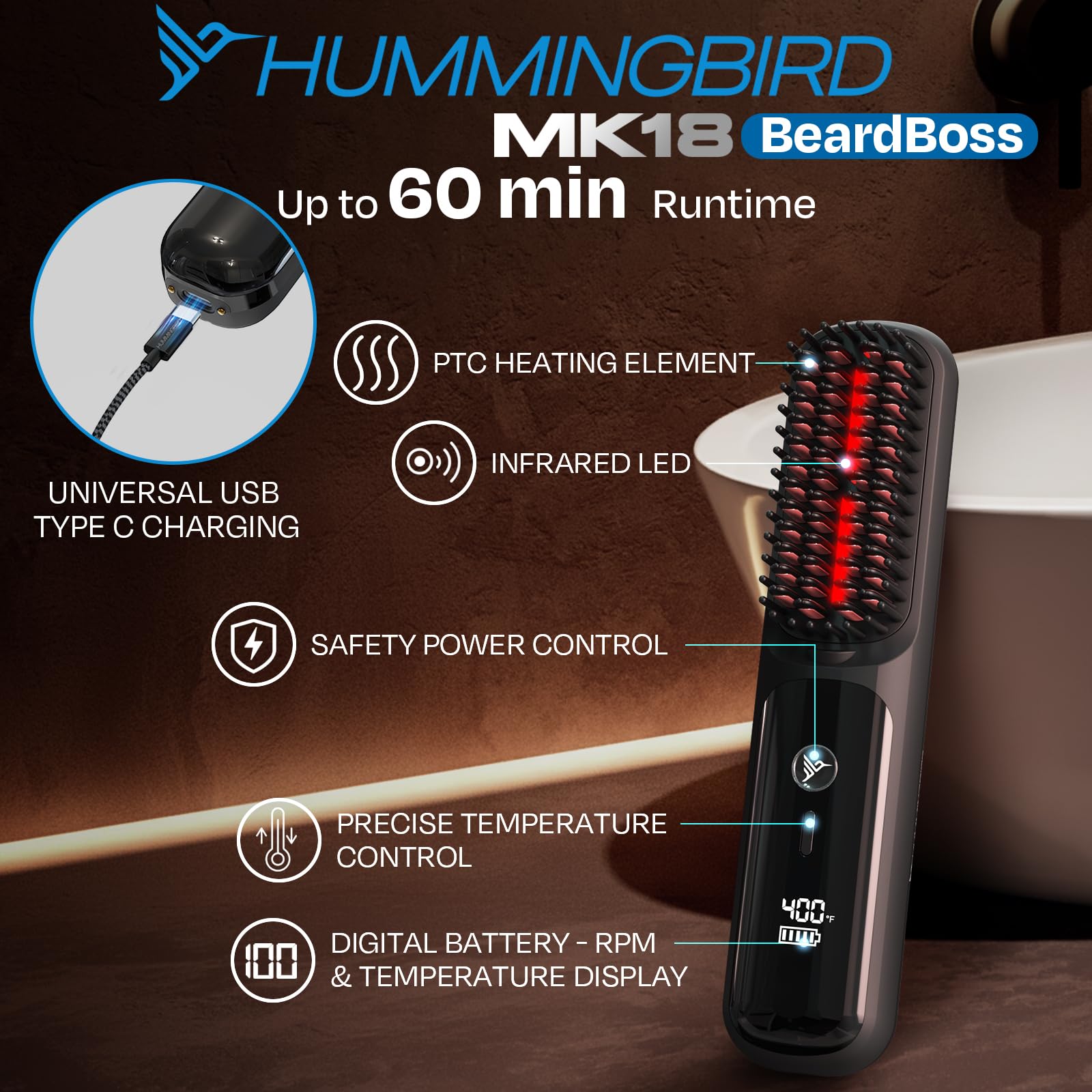 HUMMINGBIRD MK18 travel case keeps the kit secure during travel.