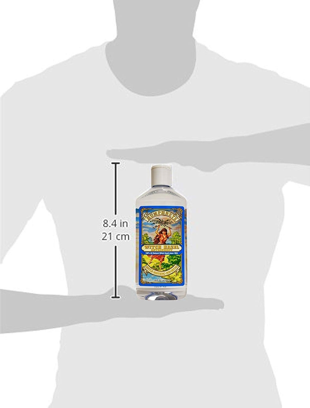 Aplicación con algodón de Humphreys hamamelis para poros más finos.