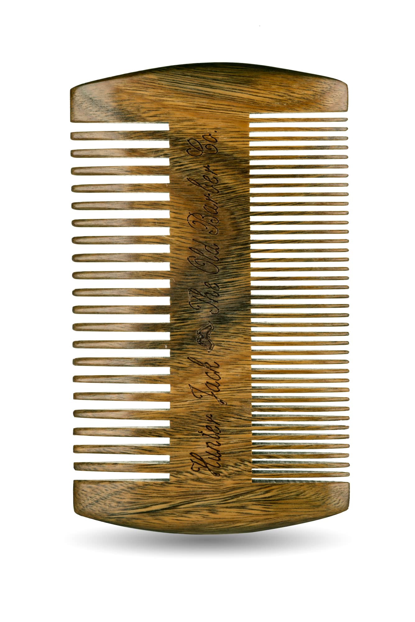 Hunter Jack compact pocket-size beard comb fits easily in a pocket.