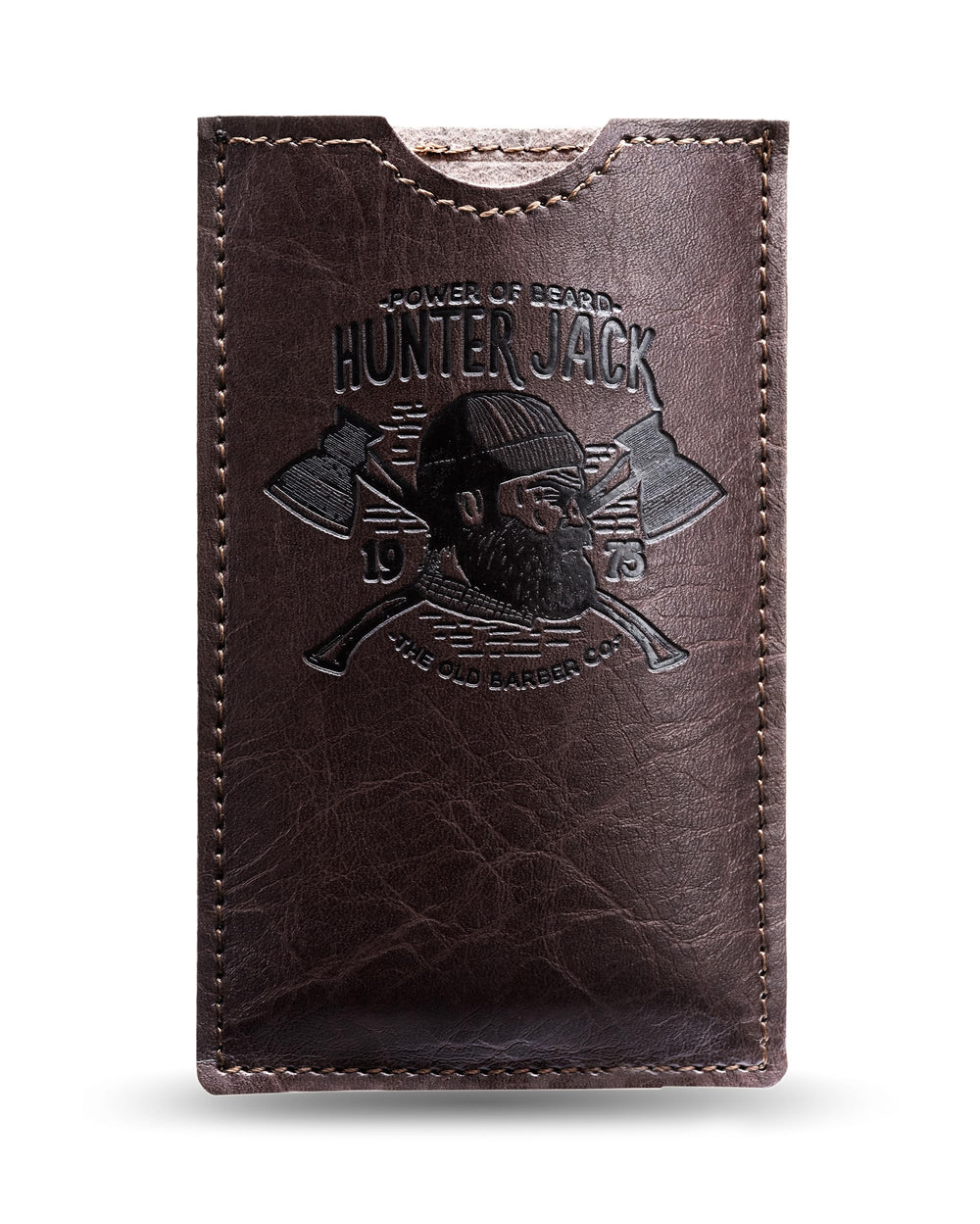 Hunter Jack smooth teeth prevent pulling on thick, coarse beard hair.