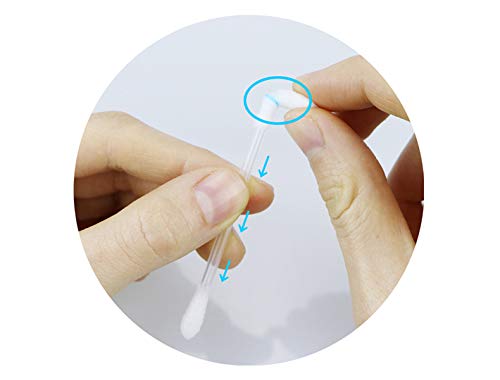 Hunwey disposable swabsticks ideal for nails, makeup, and facial touch-ups.