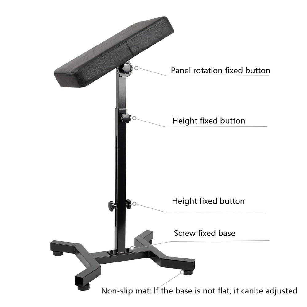 Huoxou arm rest folds for compact storage and travel.
