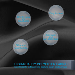 HUPBIPY beard bib apron non-stick surface helps beard hairs release easily