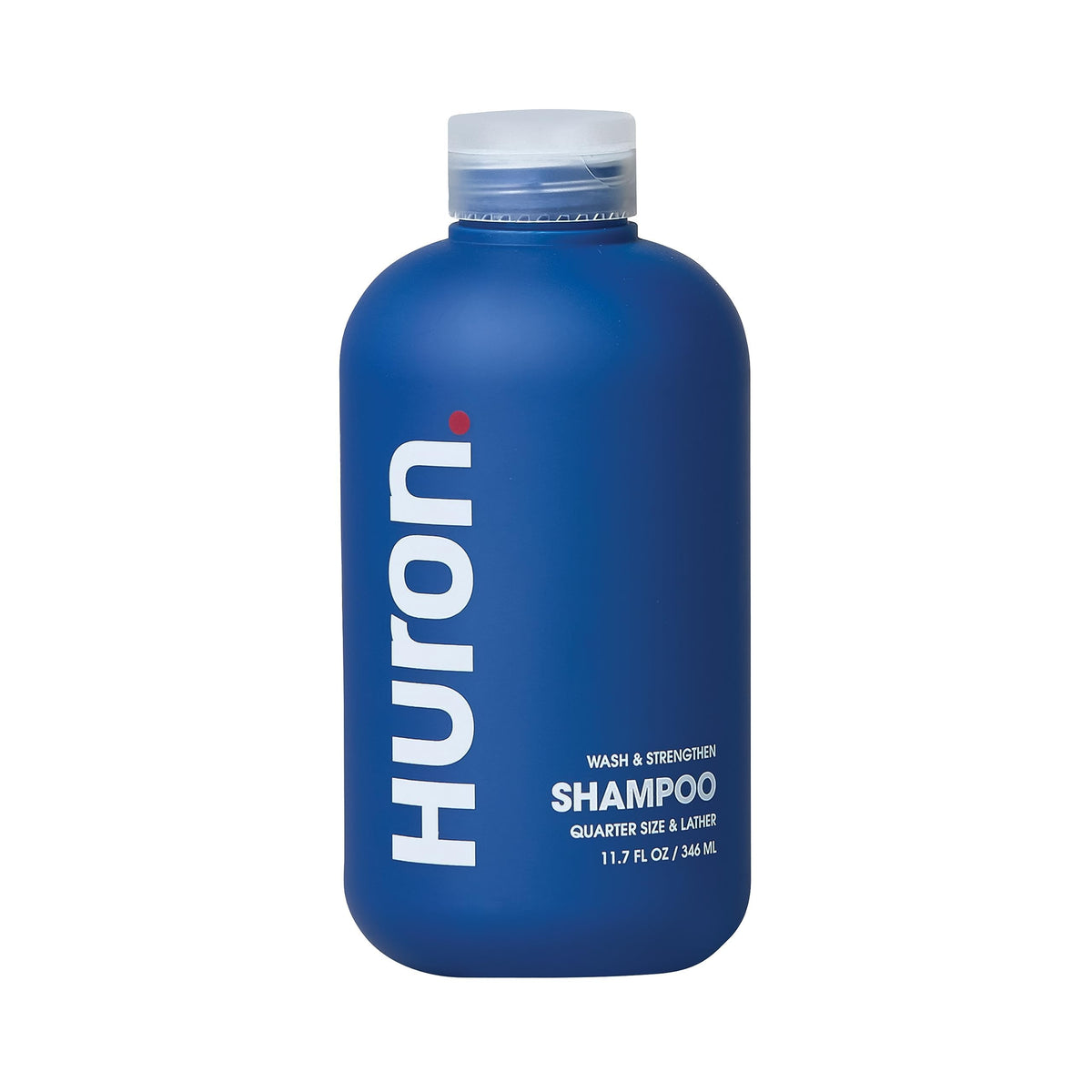 Huron champú para hombres, botella vertida, facilita verter y aplicar sin salpicaduras.