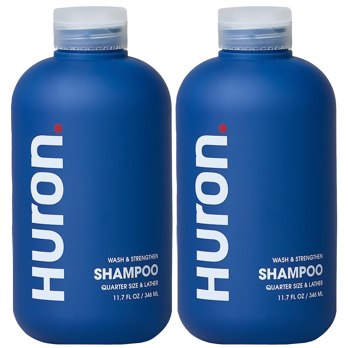 Huron Clean Citrus Woods bottle ready for your daily shower.