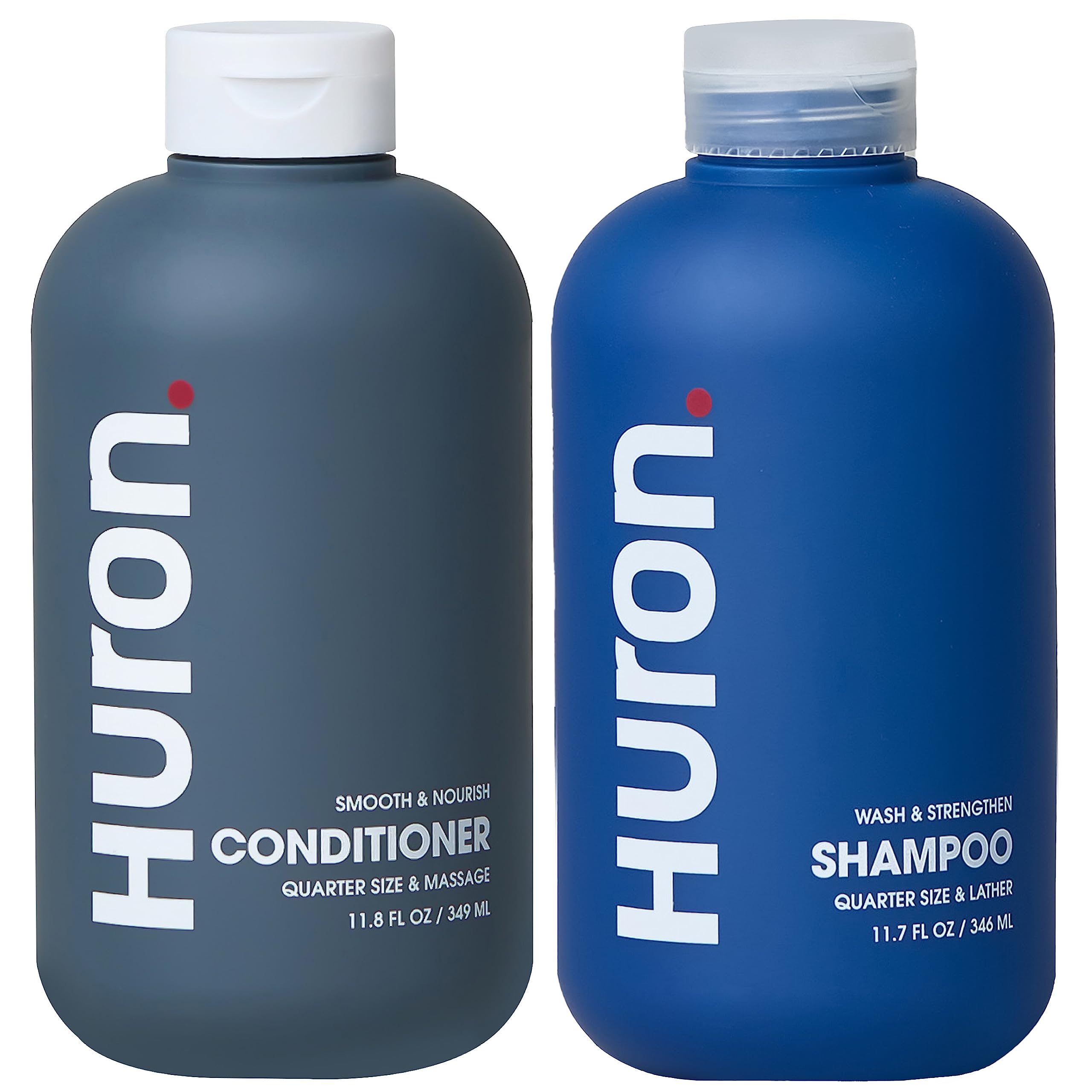 Huron Hair Duo shampoo bottle for daily cleanse and fresh hair