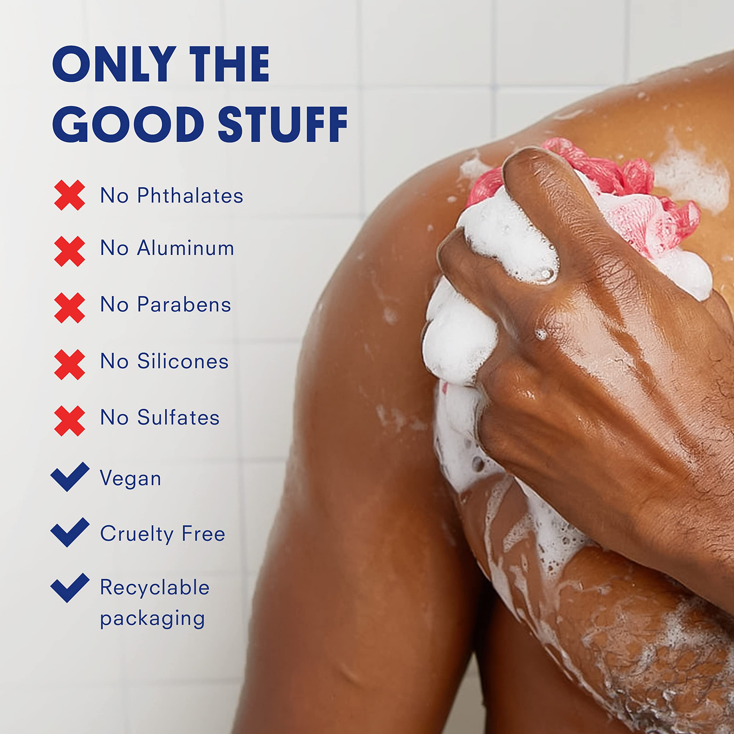 Huron gel de ducha con aceite de coco, hidratación suave para la piel.