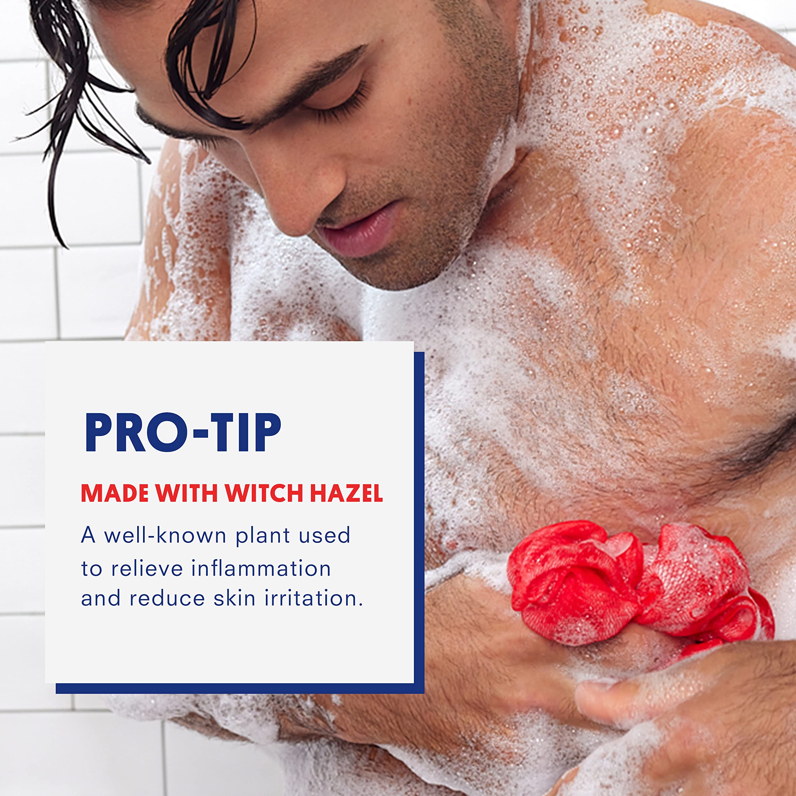 Huron gel de ducha para hombre, notas verdes aromáticas para piel suave.
