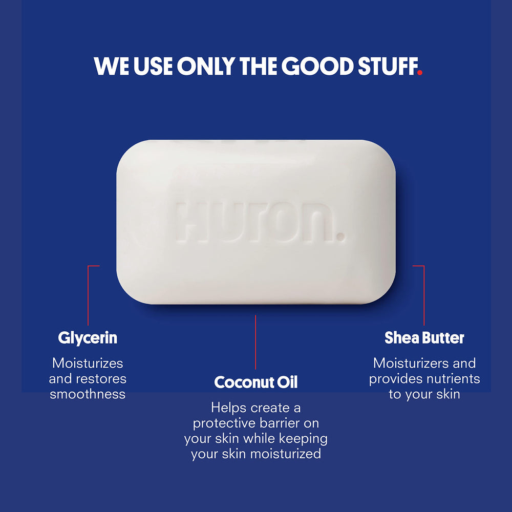 Huron ergonomic design showcases easy grip during shower