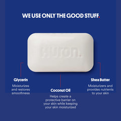 Huron ergonomic design showcases easy grip during shower