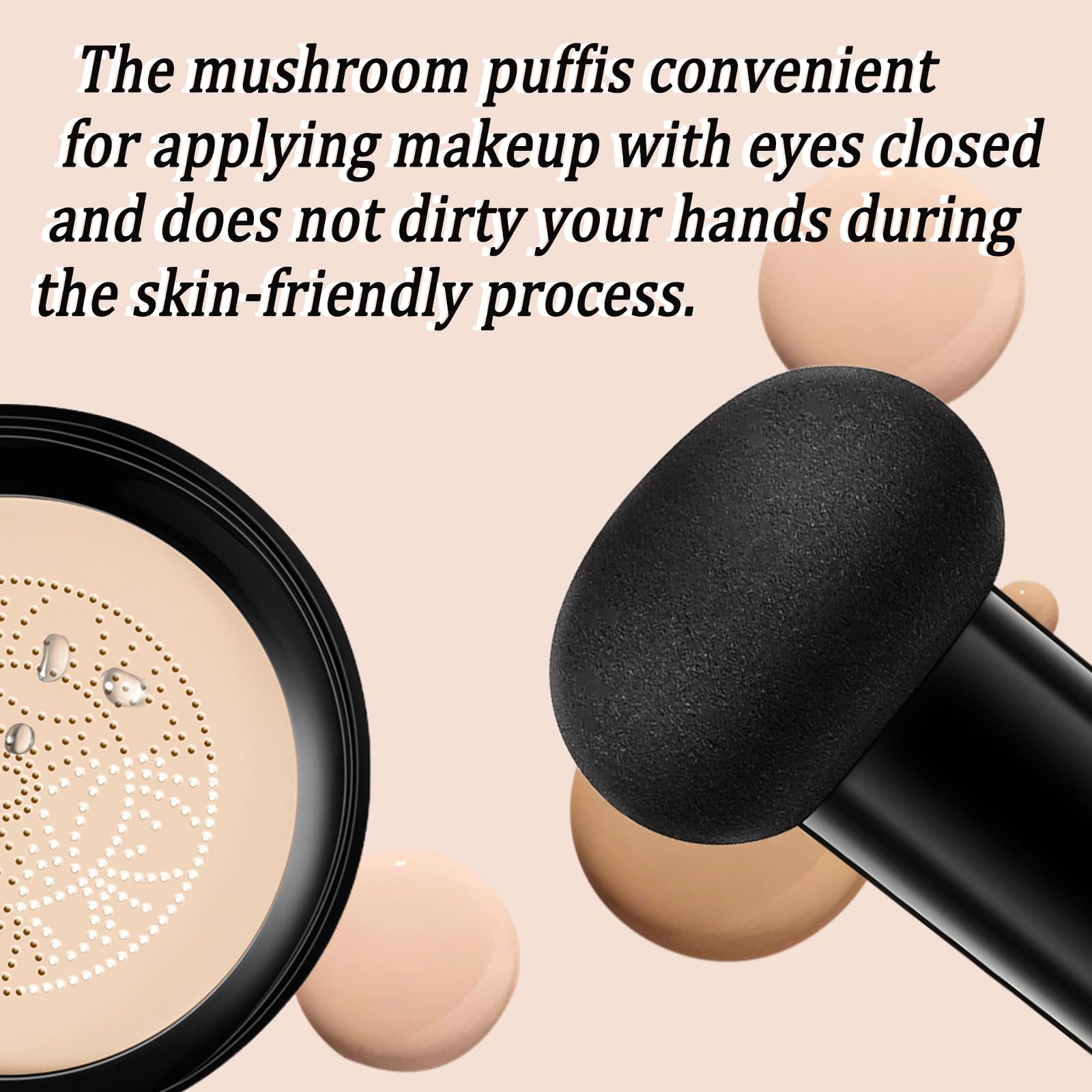 Fórmula resistente al agua de la fundación cushion Hush Makeup