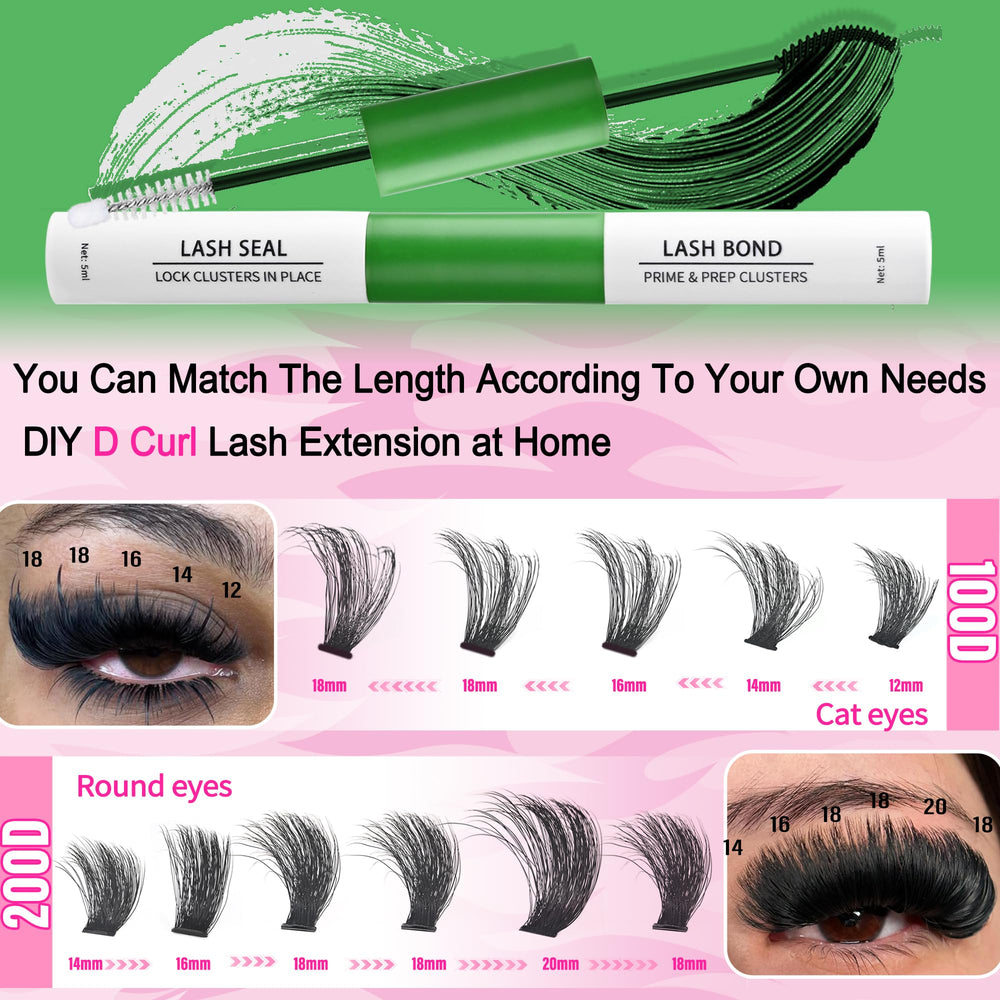Hushlibaby D-curled lashes provide bold lift and curl