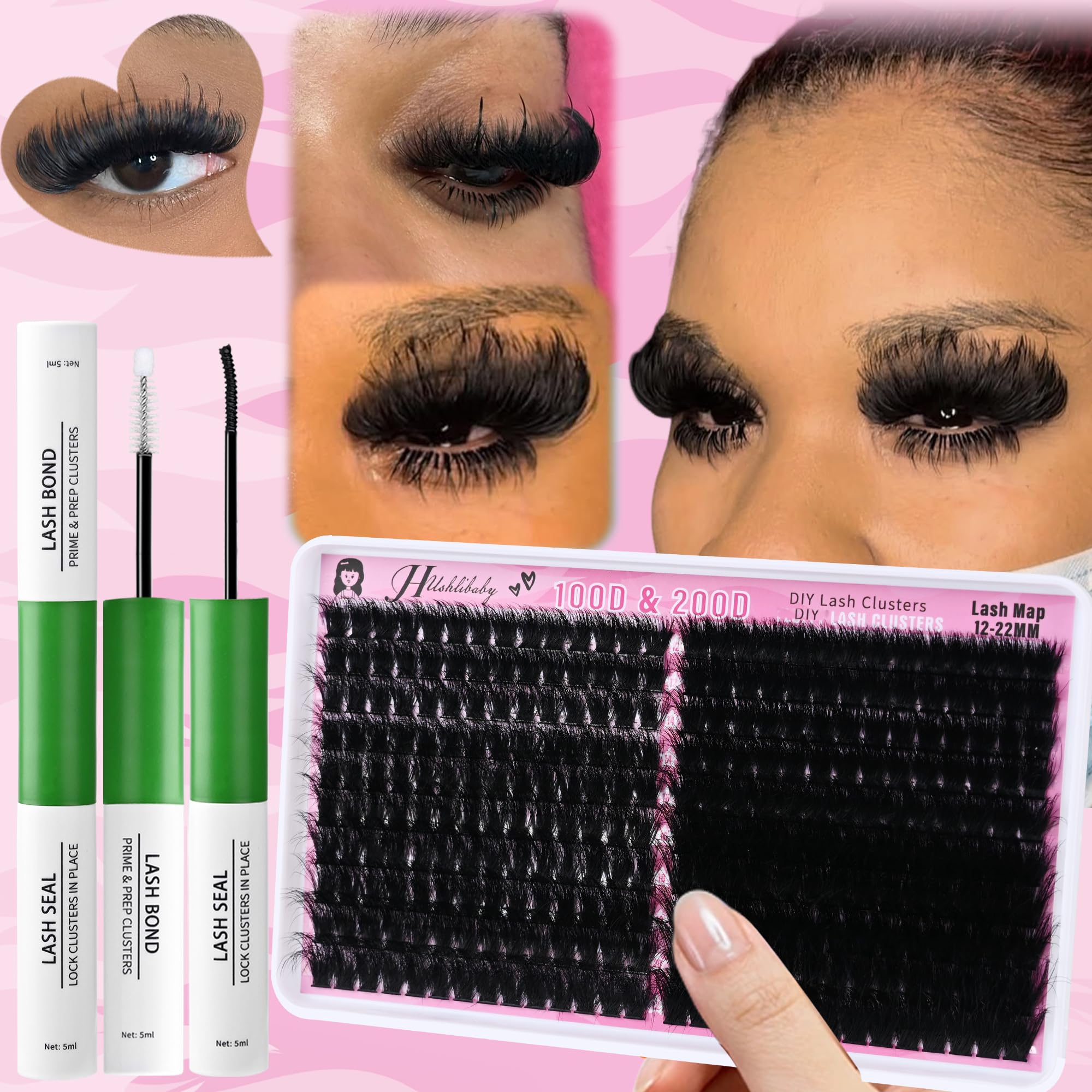 Hushlibaby at home lash extension kit for DIY enthusiasts