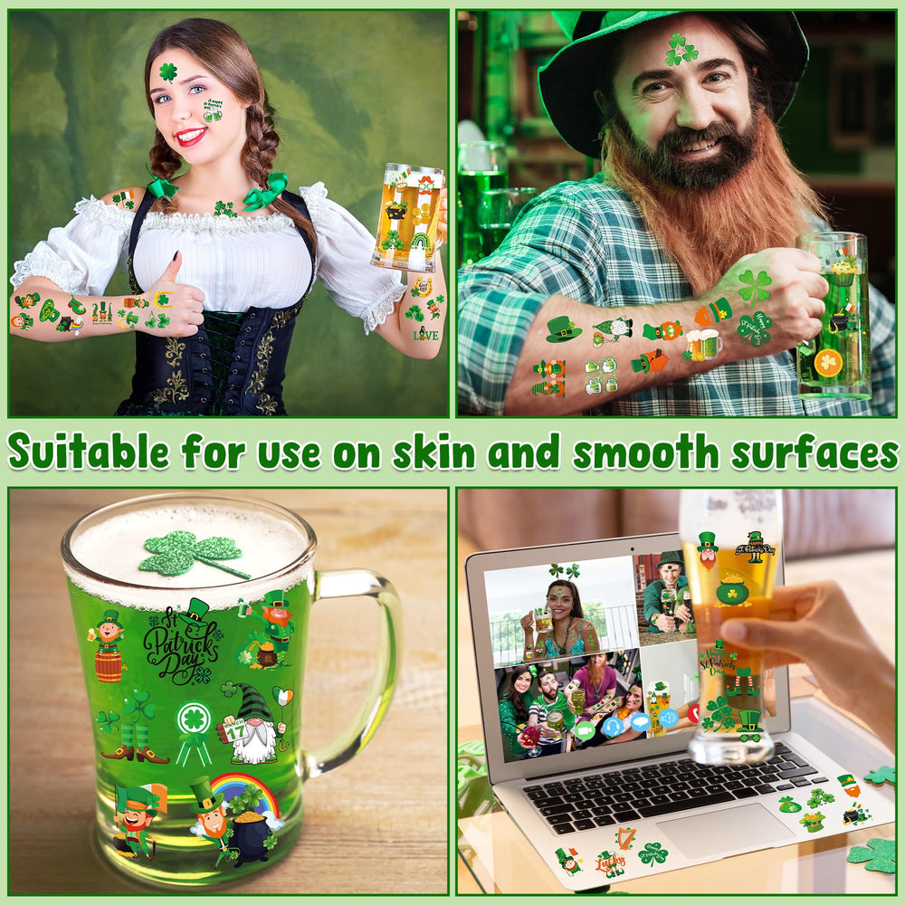 Huskein St Patrick's Day tattoo kit for parades and parties.