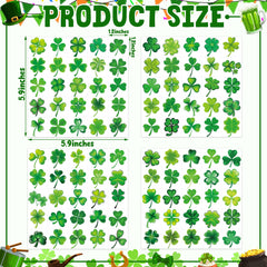 Huskein 100-design collection with vivid green shamrocks for festive looks.