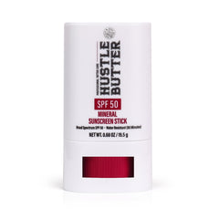Hustle Butter Deluxe stick tatuaje protección SPF50 para aplicación rápida al aire libre.