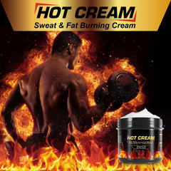 HUYEHF Sweat Cream skin-tightening target area showing firming potential.