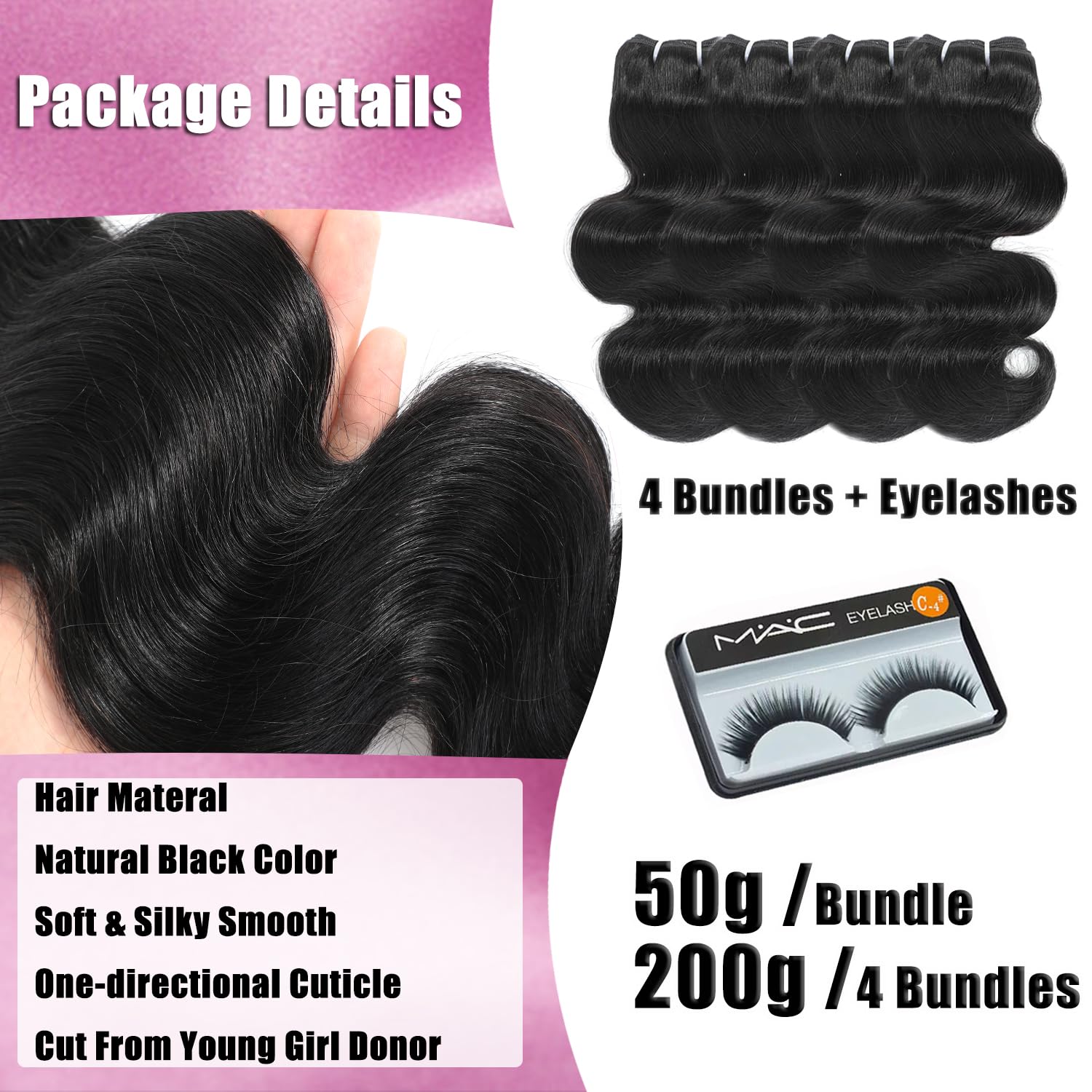 HVN-KVVM full-density weft for a seamless, thick appearance.