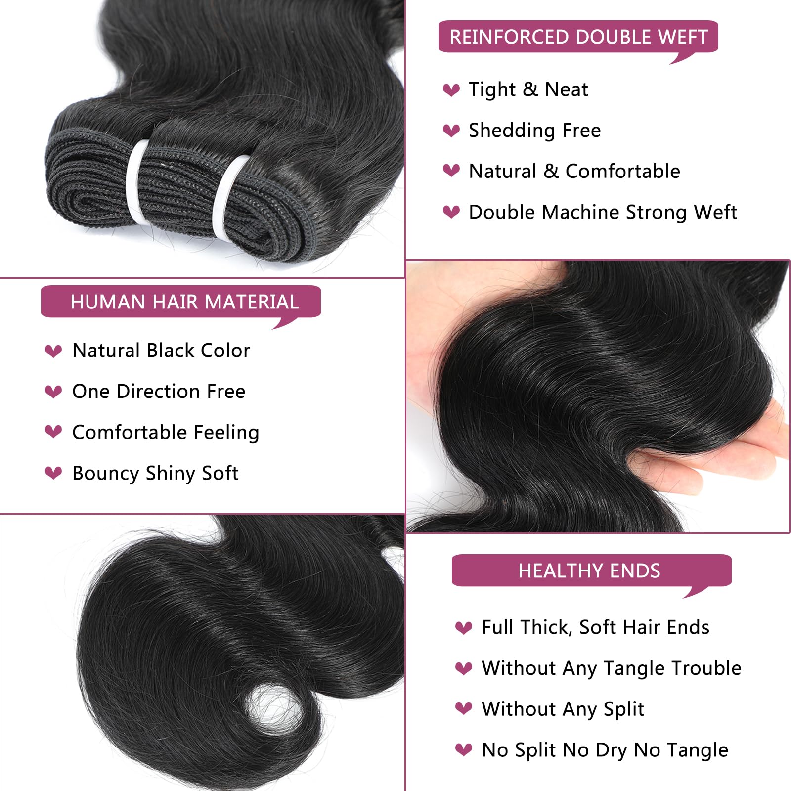 HVN-KVVM natural black color hair ready to dye or highlight.
