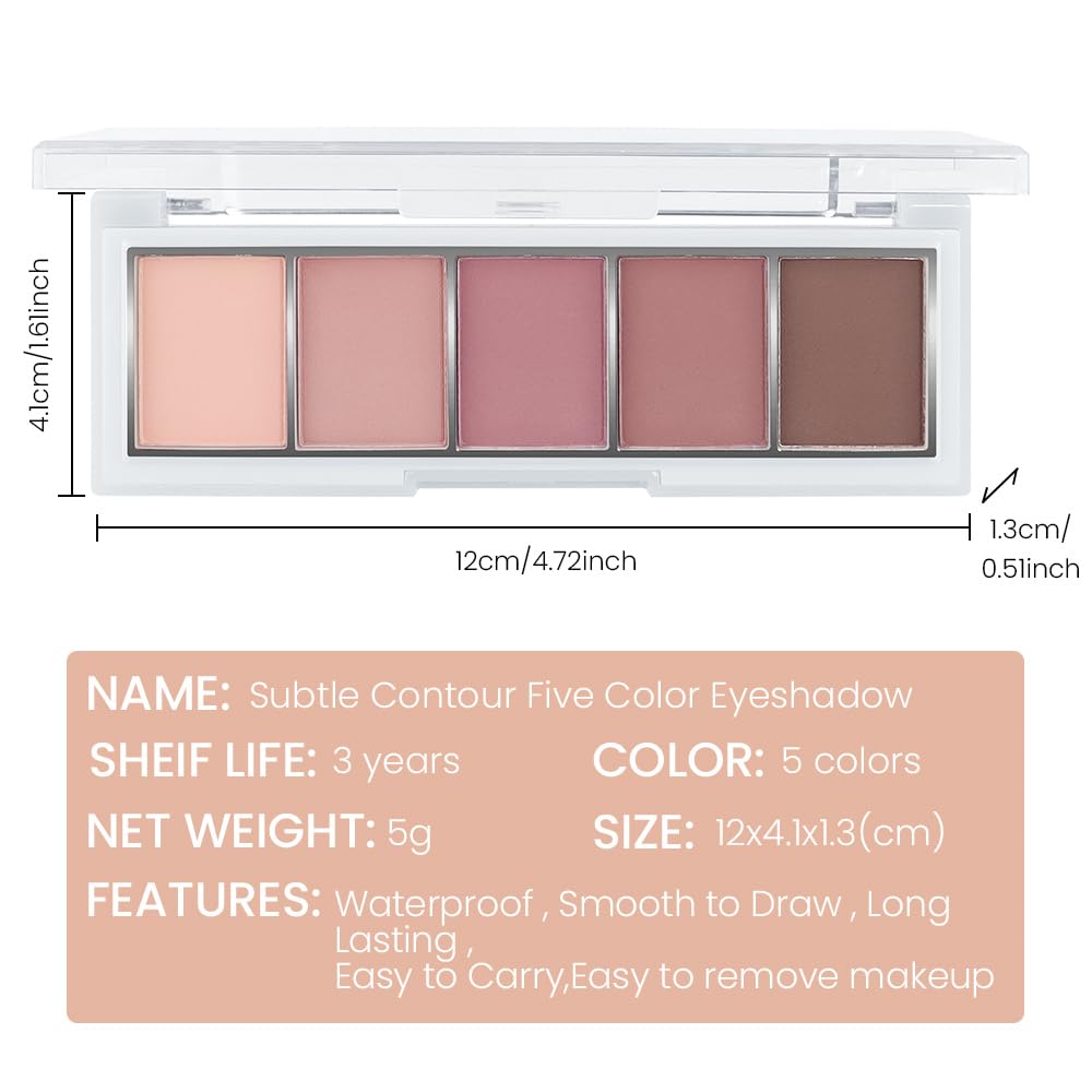Hxssll Compact Travel Case keeps the palette secure during on-the-go use.