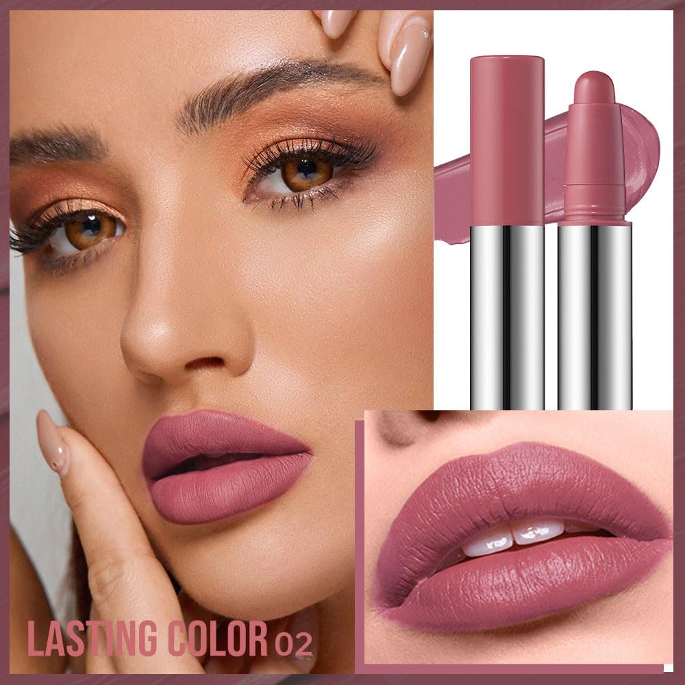 Hxssll labial resistente al agua mantiene el color en cualquier actividad.
