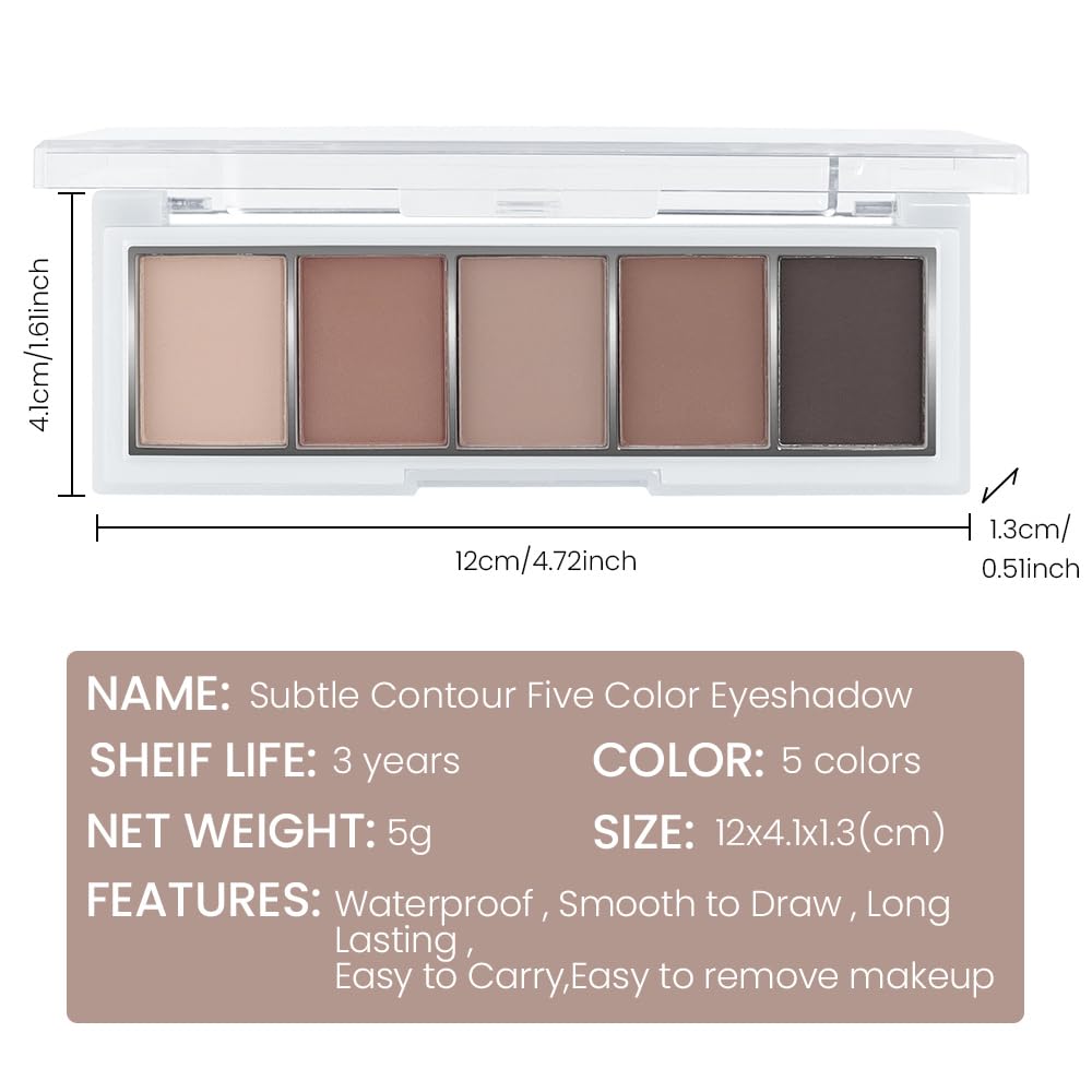 Hxssll Compact travel palette fits easily for on the go touch ups