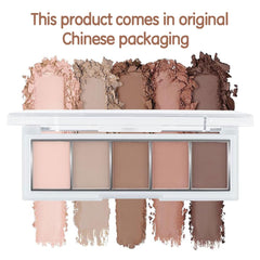 Hxssll Matte Nude Eyeshadow Palette cool beige taupe shade swatches blend smoothly for crease-free definition