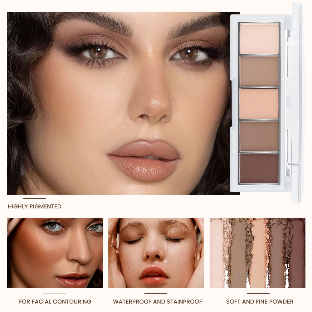 Hxssll Mini Palette Deep Cocoa swatch offers rich contrast for dimension.