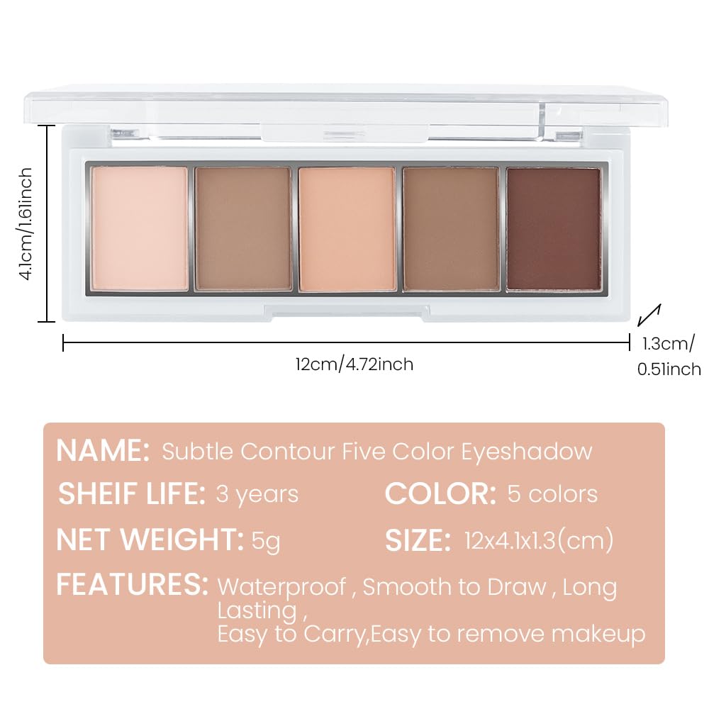 Hxssll Mini Palette compact layout for on-the-go makeup application.