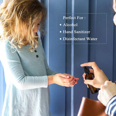 Hydior amber glass bottle featuring UV protection for contents.