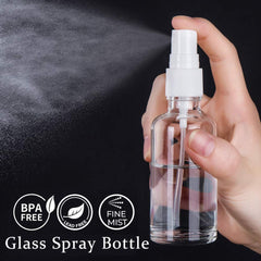 Hydior spray nozzle close-up showing precise mist for aromatherapy.