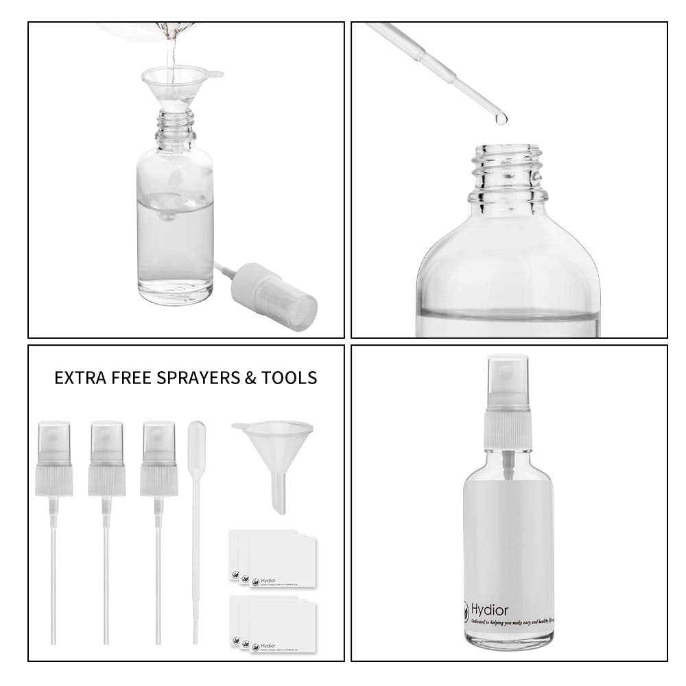 Hydior travel-friendly bottle held in hand for on-the-go use.