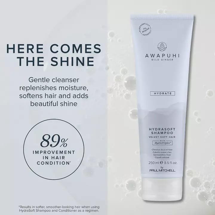 HydraTriplex blend graphic highlights moisture, binding, and sealing of the cuticle.