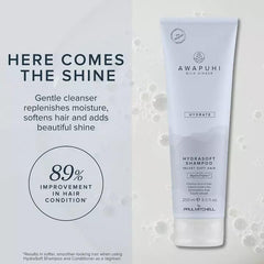 HydraTriplex blend graphic highlights moisture, binding, and sealing of the cuticle.