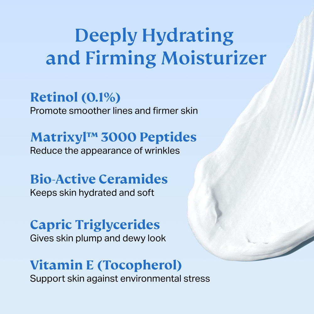 HYDRONOVA neck cream applied to the neck area for a firmer contour