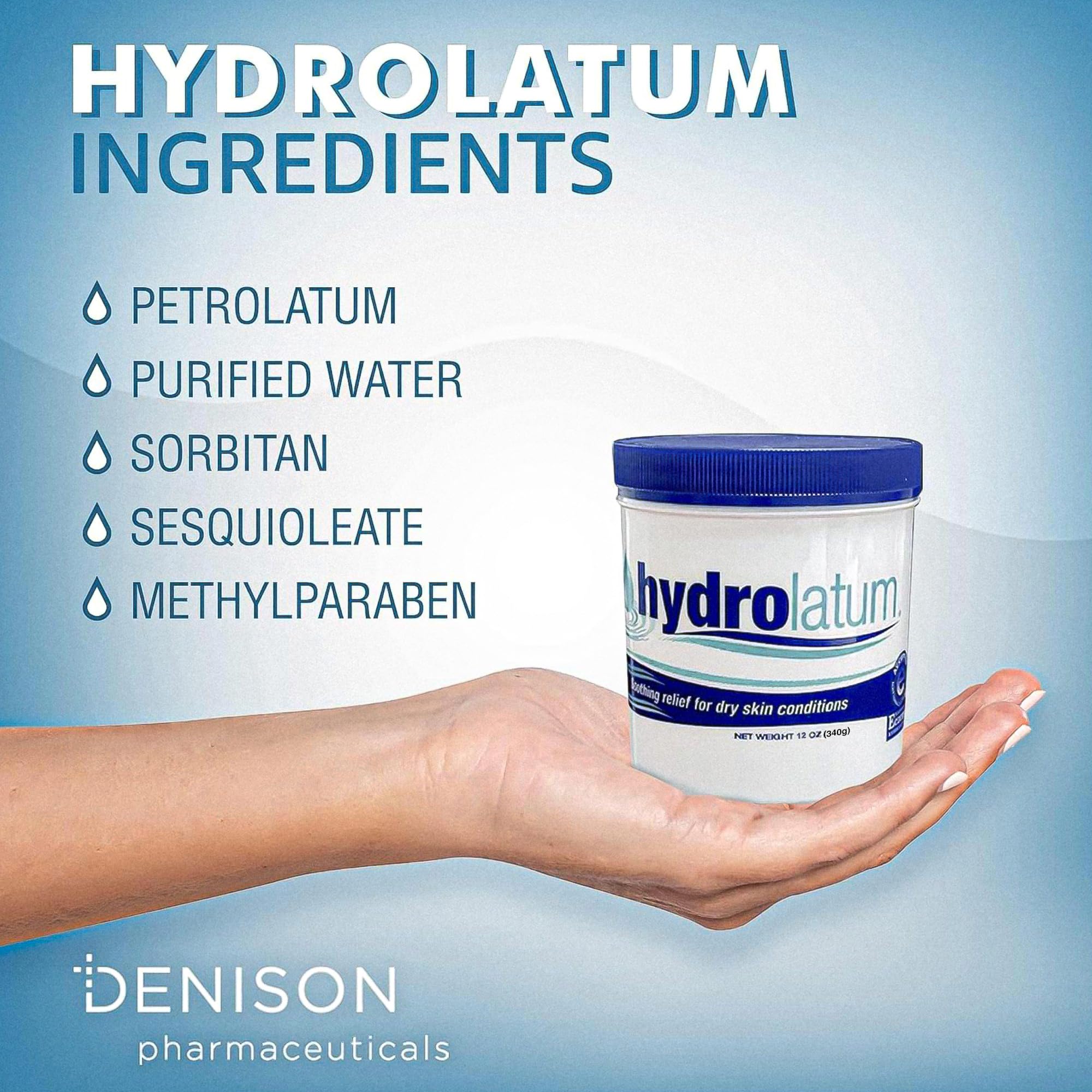 Hydrolatum tub with pump-free design for easy drop access.