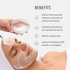 HydroPeptide Cleansing Gel pump bottle demonstrates gentle cleansing without drying