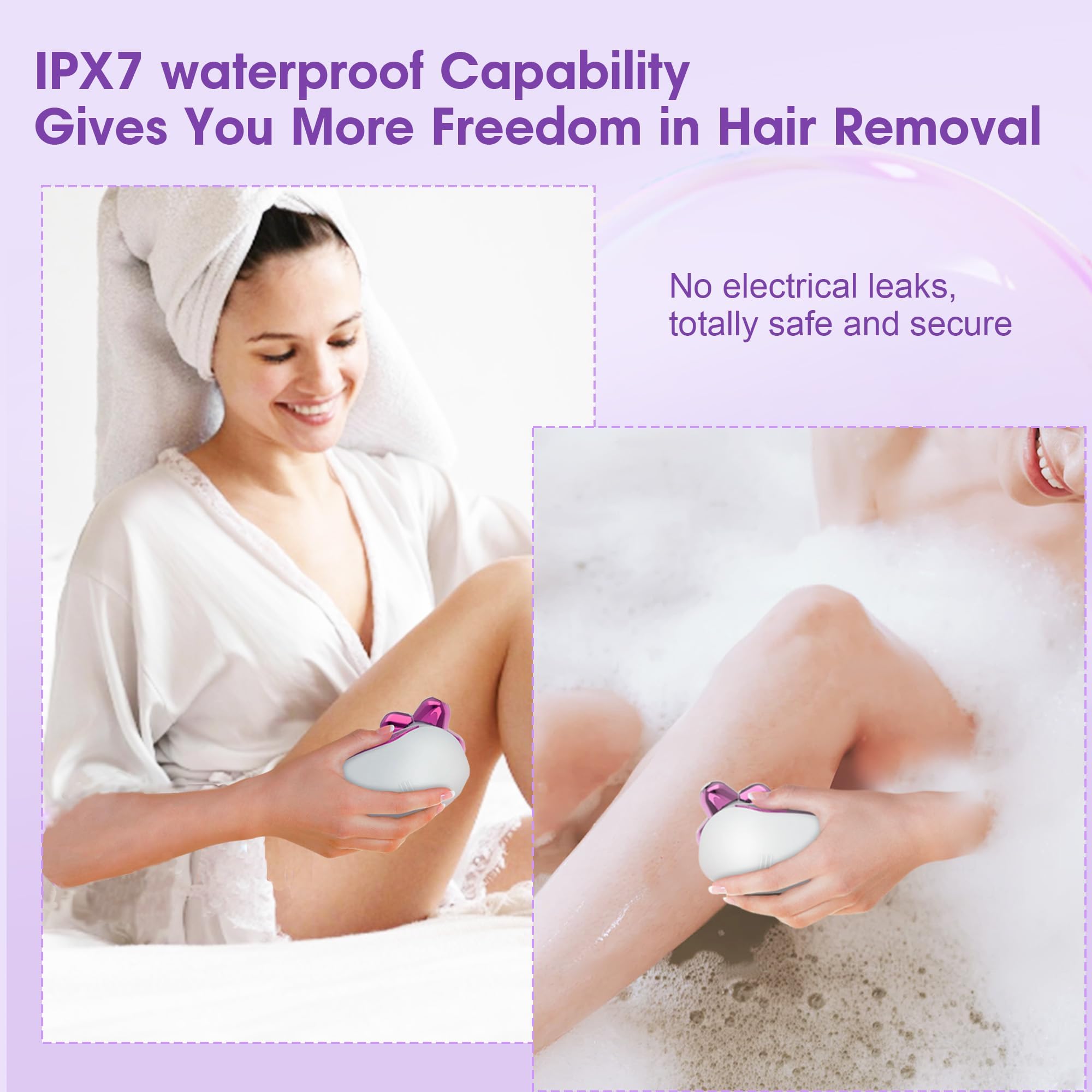 HYEHET Electric Razor for Women bikini area for tidy, efficient trimming.