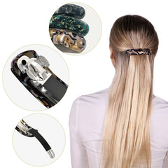 Barrettes HYFEEL en verde, ideal para estilos veraniegos y colores vivos