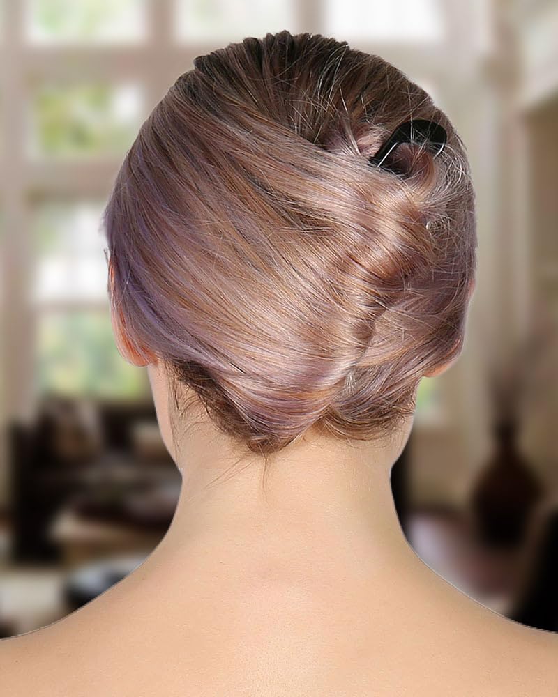 HYFEEL two-pack hair pin set in black for versatile styling