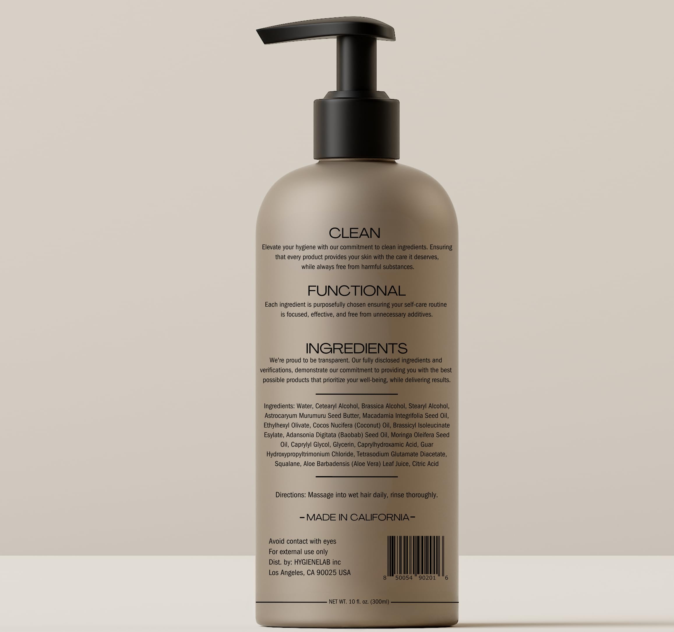 HygieneLab conditioner with murumuru butter for rich nourishment