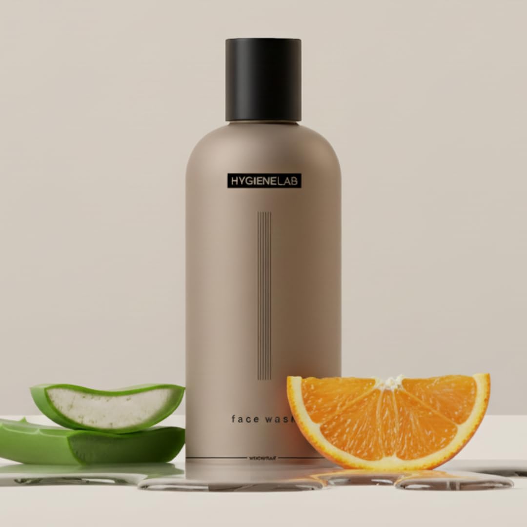 HygieneLab Face Wash bottle for daily cleansing and hydration.