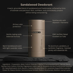 EWG Verified badge on HygieneLab deodorant label