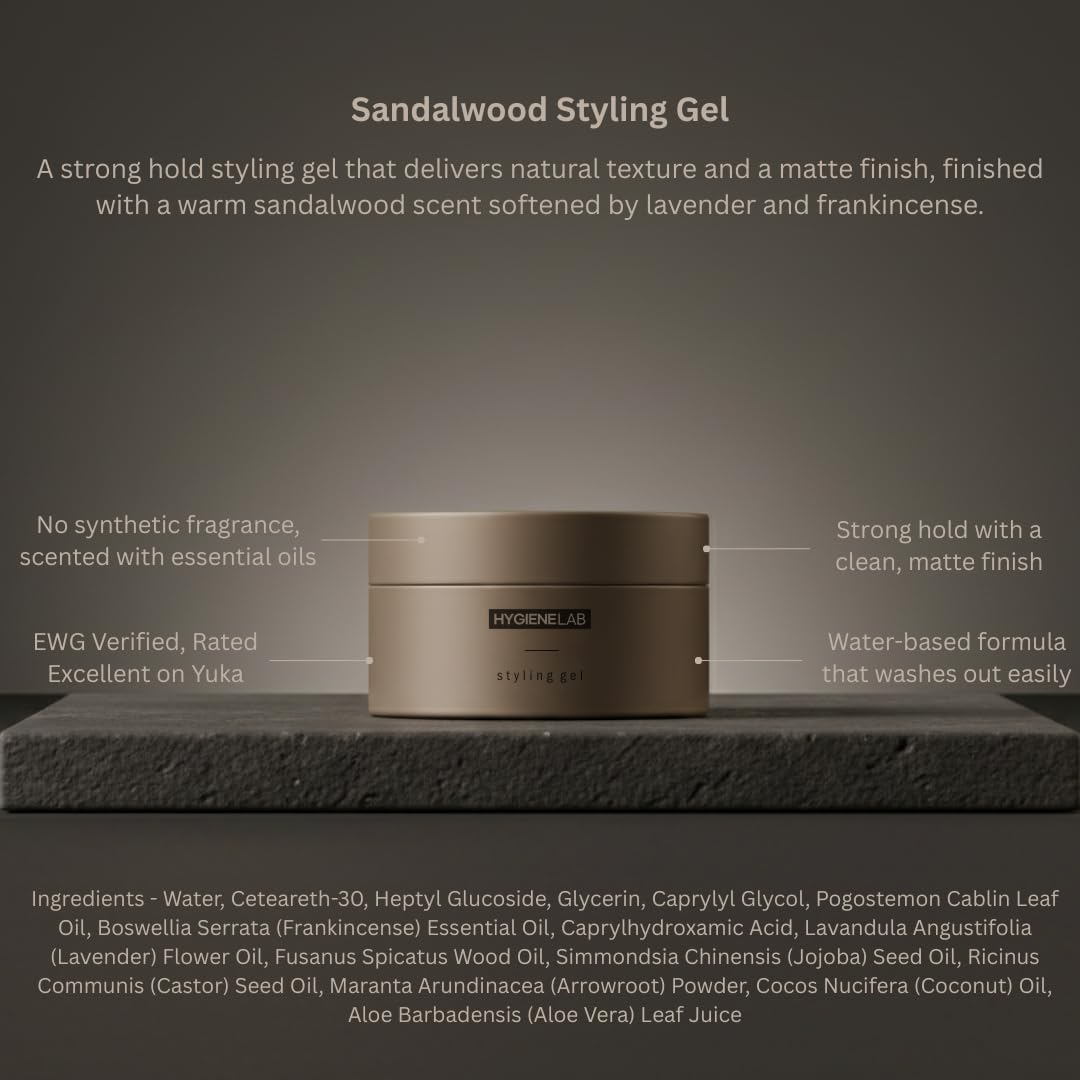 HygieneLab Sandalwood scent adds a subtle, refreshing aroma