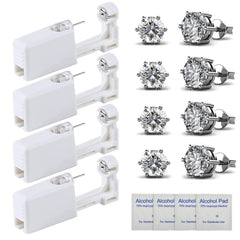 HYJLPAF ear piercing kit 4-pack for easy at-home piercing.