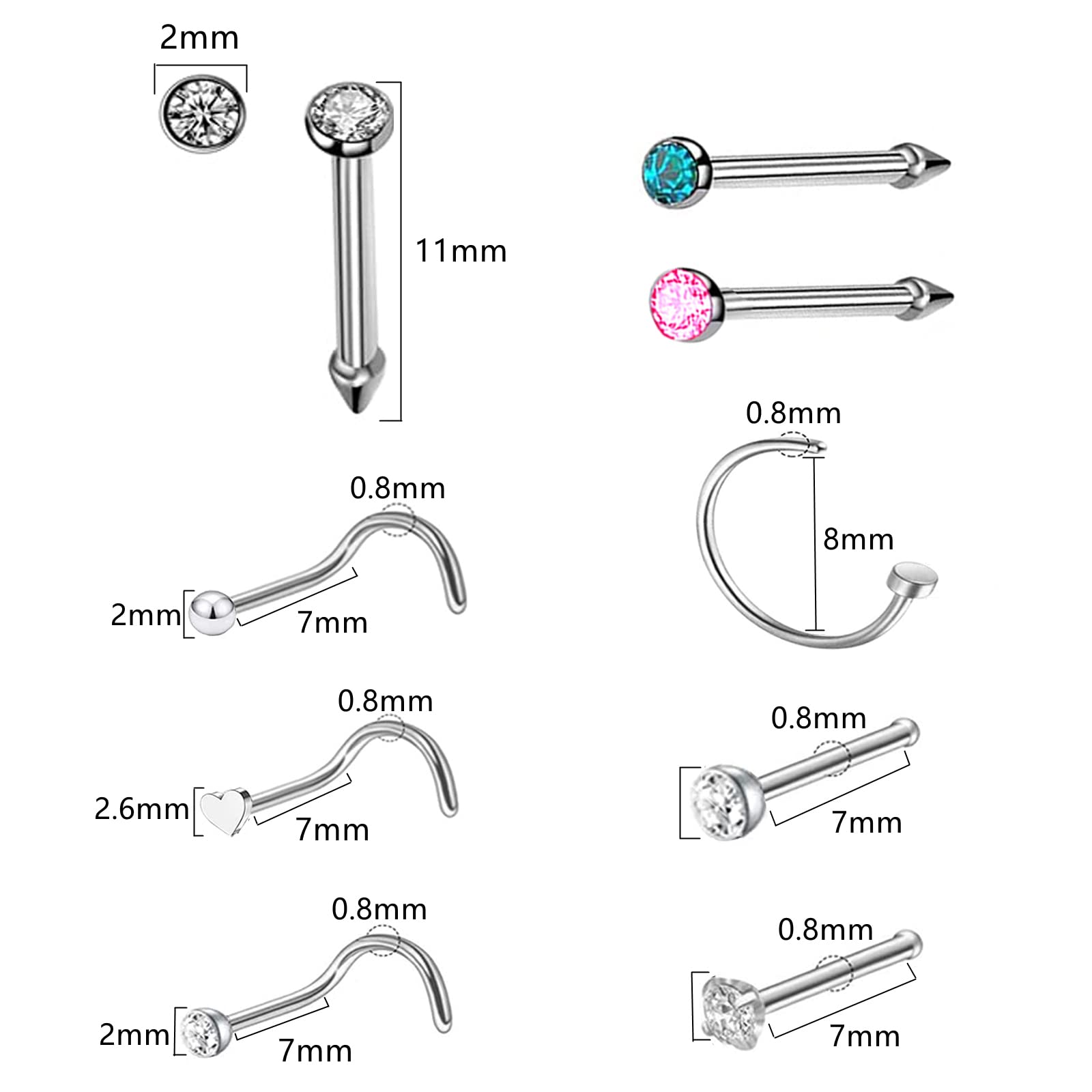 HYJLPAF nose piercing gun in hand ready for quick, clean piercing