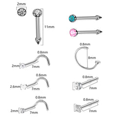 HYJLPAF nose piercing gun in hand ready for quick, clean piercing